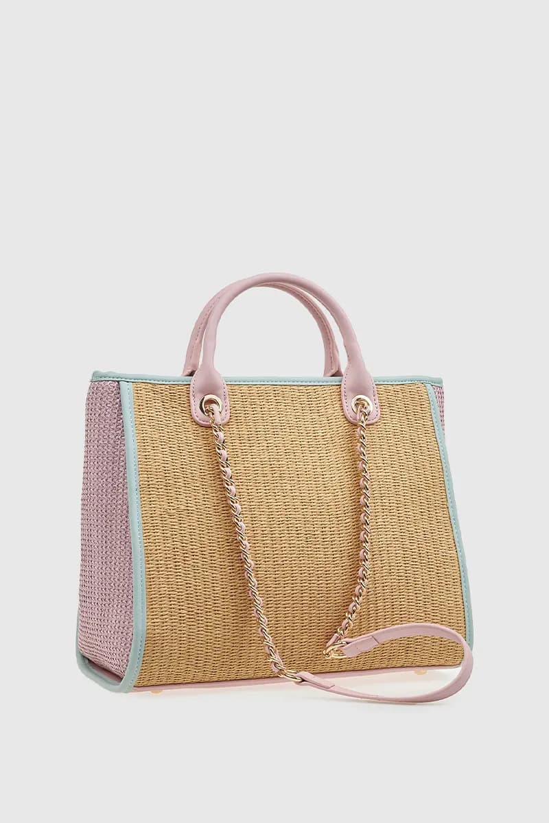 VERDE FASHION | Shopping bag in rafia - 2