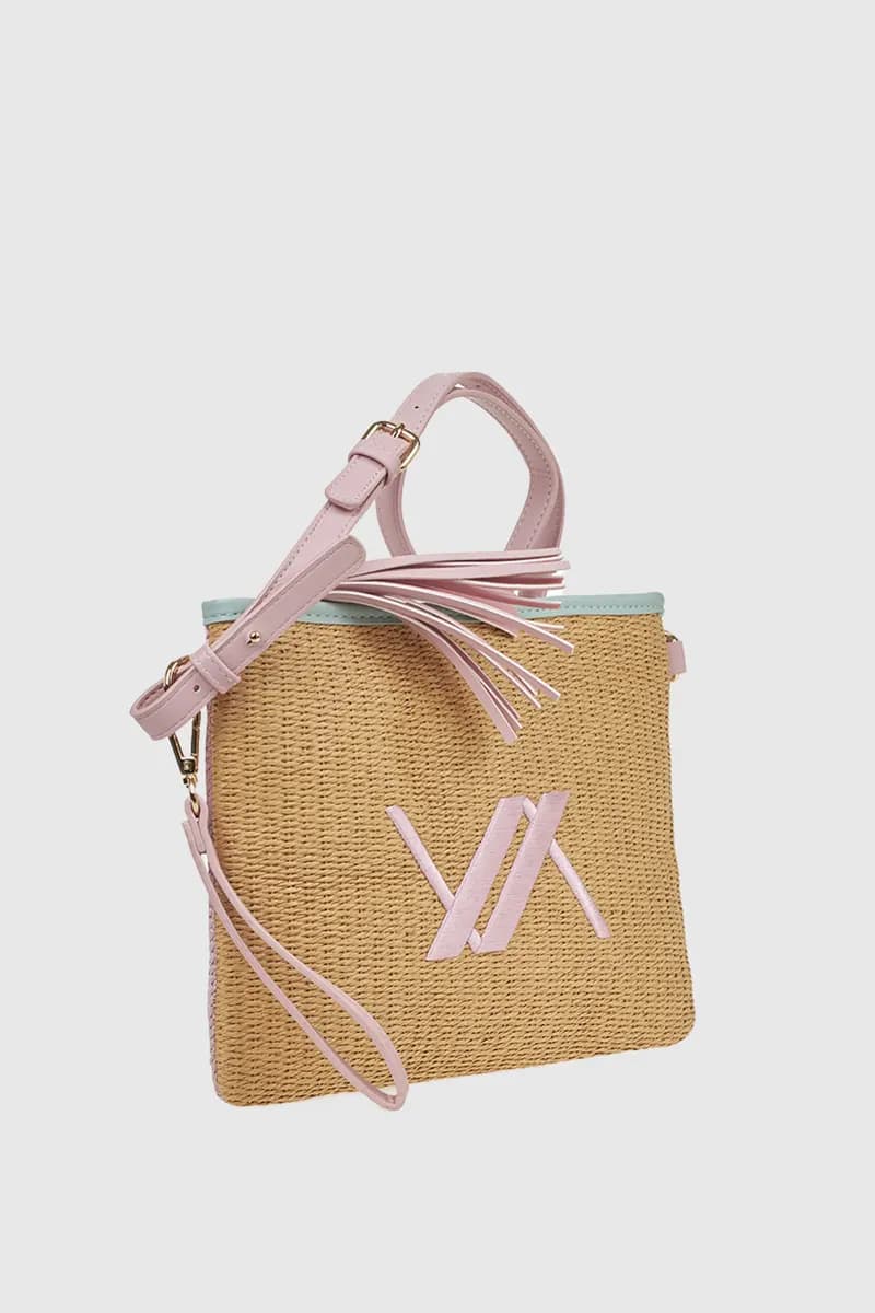 VERDE FASHION | Mini bag in rafia a bustina - 3