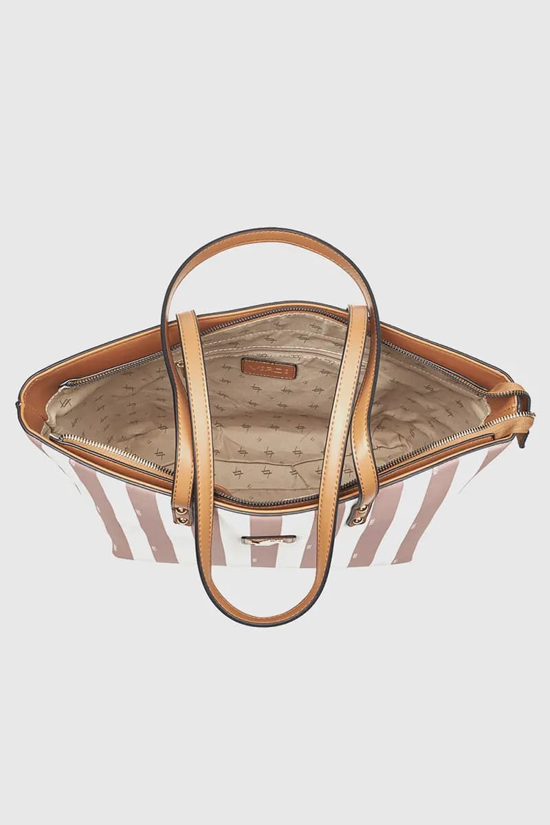 VERDE FASHION | Shopper motivo a righe - 8