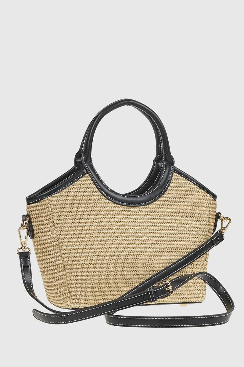 VERDE FASHION | Borsa a mano in rafia - 2