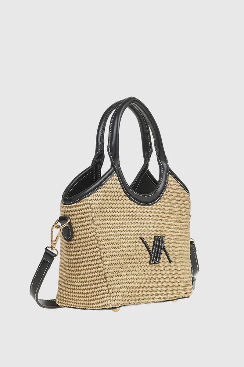 VERDE FASHION | Borsa a mano in rafia - 3