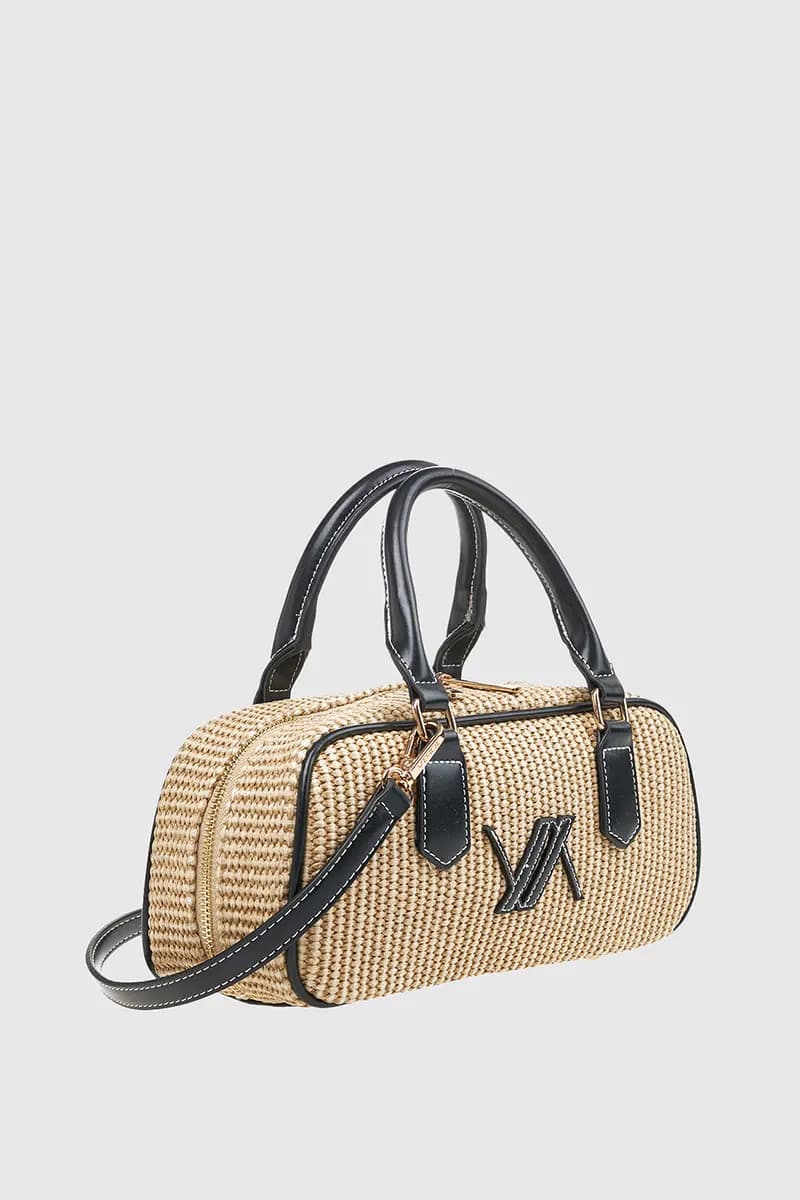 VERDE FASHION | Borsa baguette in rafia - 7