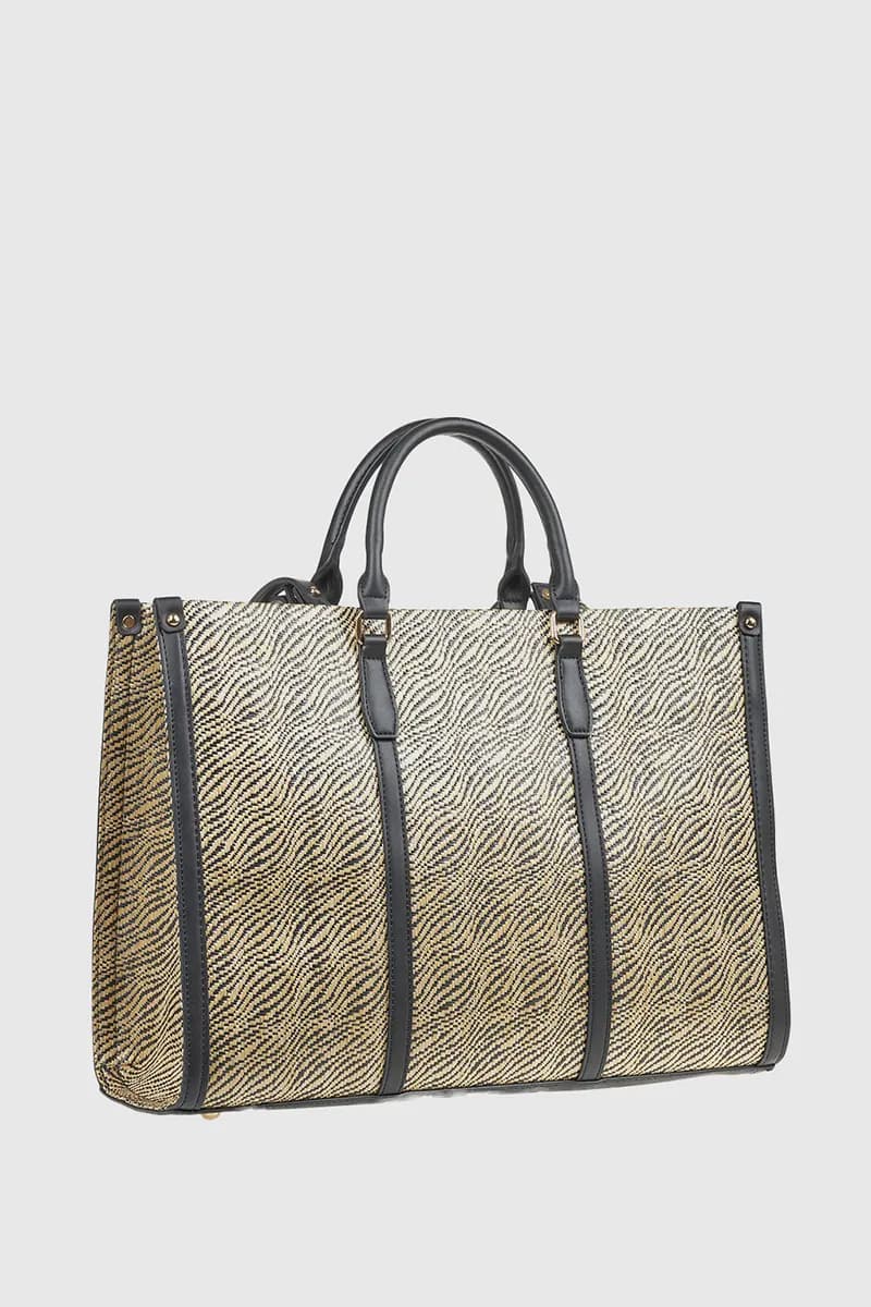 VERDE FASHION | Shopping bag animalier doppio manico - 2