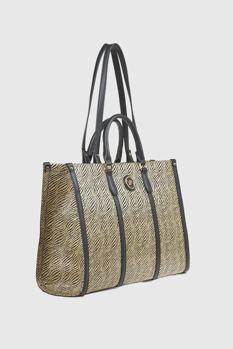 VERDE FASHION | Shopping bag animalier doppio manico - 3