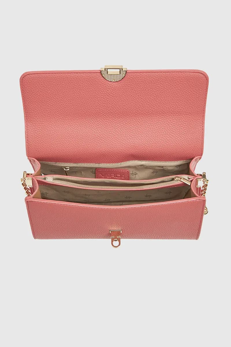 VERDE FASHION | Borsa a tracolla in ecopelle con patta - 12