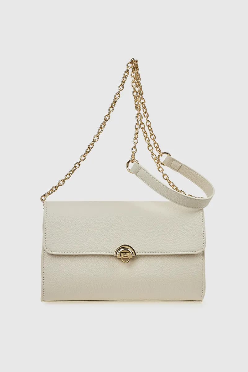 VERDE FASHION | Borsa a tracolla in ecopelle con patta - 13