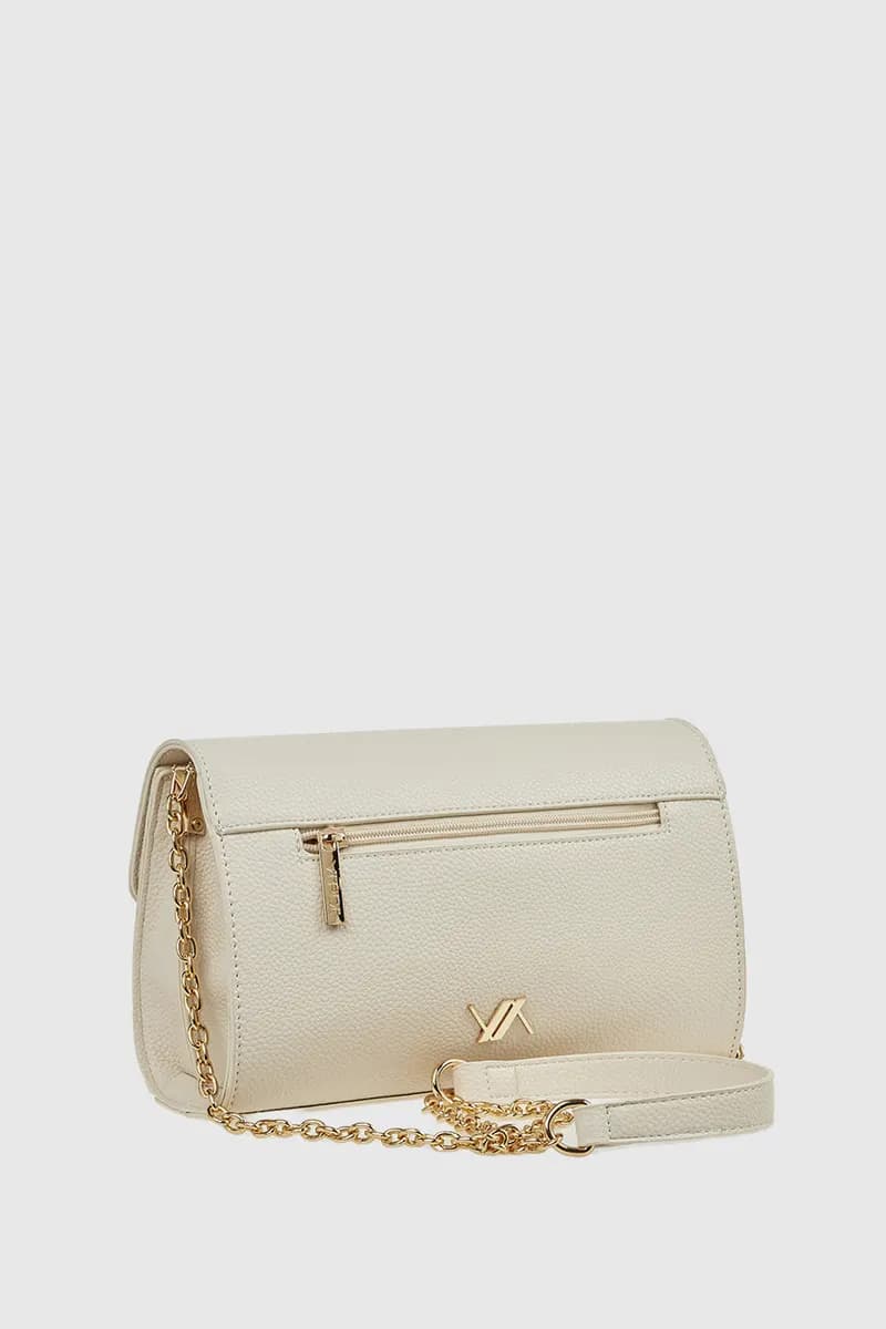 VERDE FASHION | Borsa a tracolla in ecopelle con patta - 14