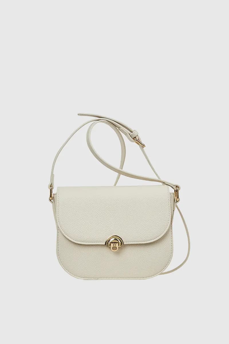 VERDE FASHION | Borsa a tracolla in ecopelle con patta - 13