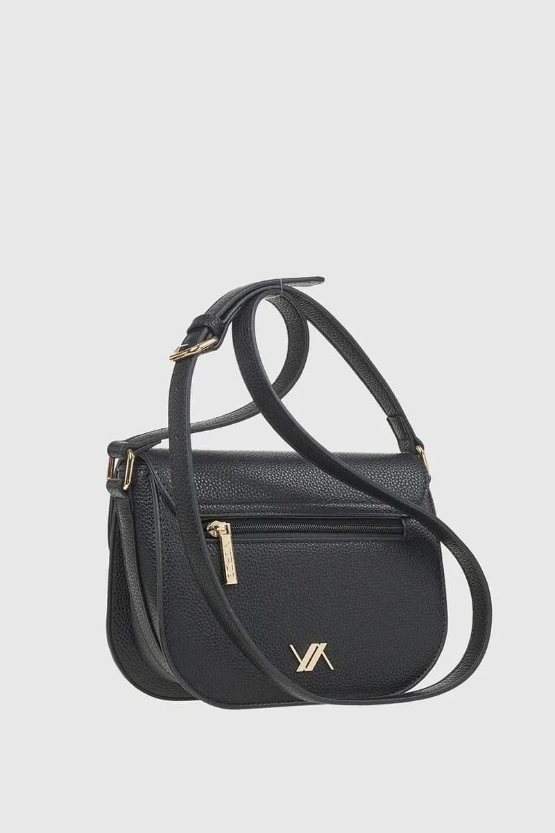 VERDE FASHION | Borsa a tracolla in ecopelle con patta - 6