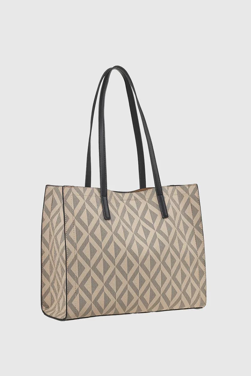 VERDE FASHION | Shopping bag motivo geometrico - 2