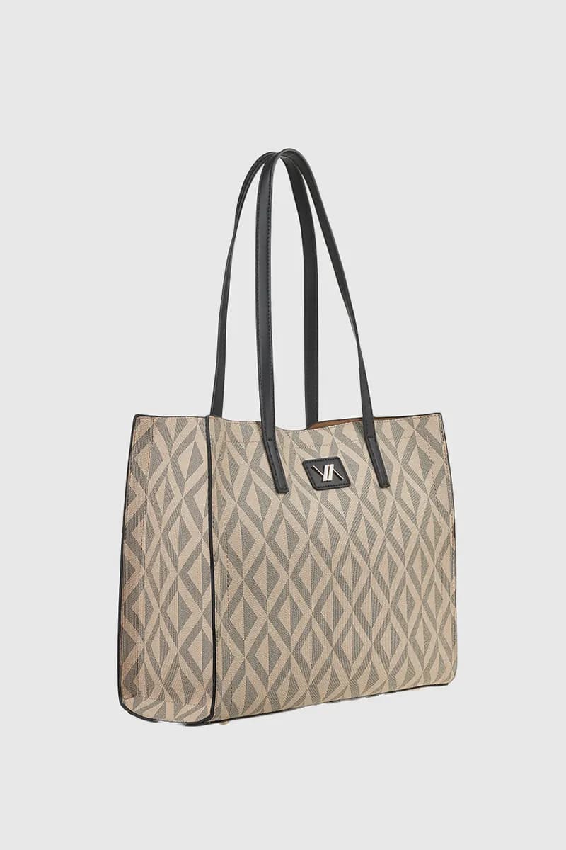 VERDE FASHION | Shopping bag motivo geometrico - 3