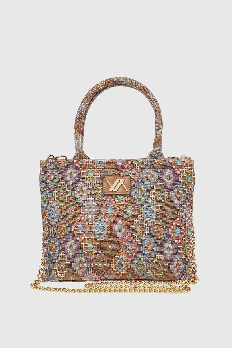 VERDE FASHION | Mini bag etnica a tracolla - 5