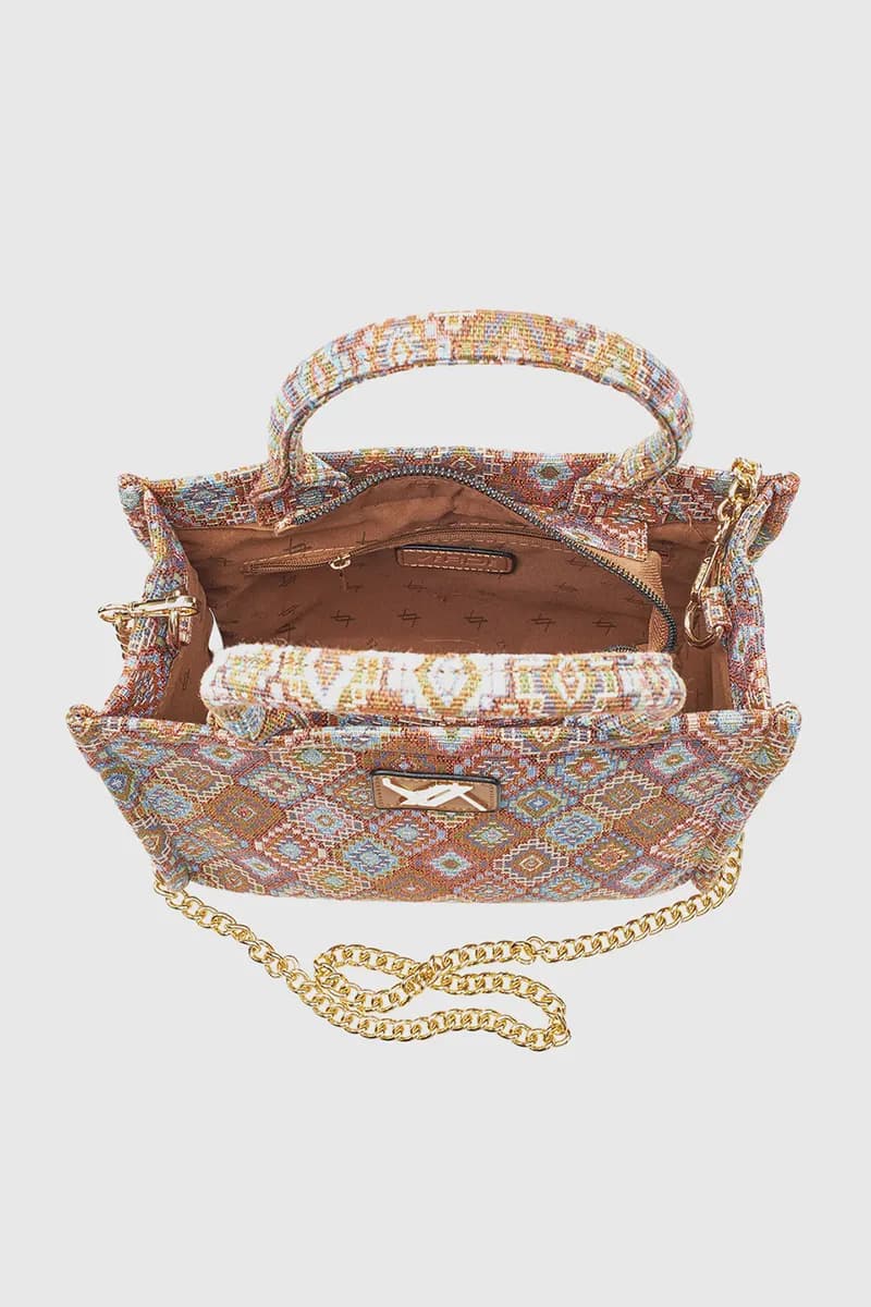 VERDE FASHION | Mini bag etnica a tracolla - 4