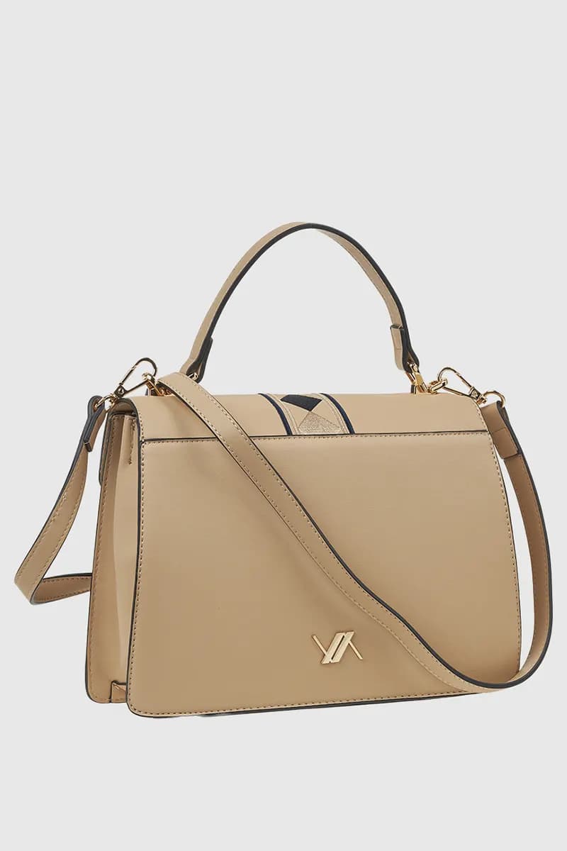 VERDE FASHION | Tote bag ricamata con tracolla - 2