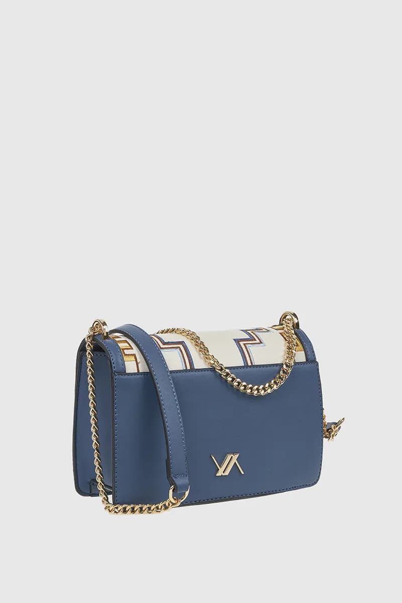 VERDE FASHION | Borsa a tracolla ricamata - 2