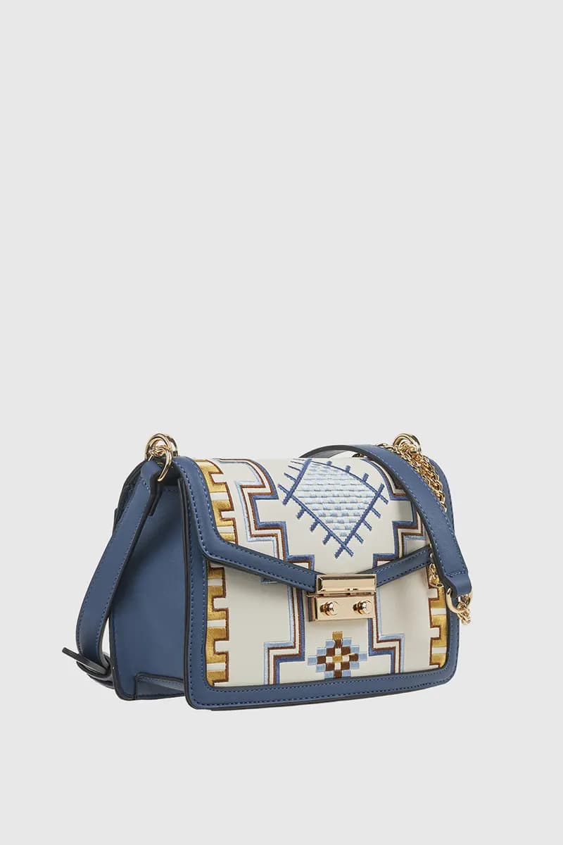 VERDE FASHION | Borsa a tracolla ricamata - 3