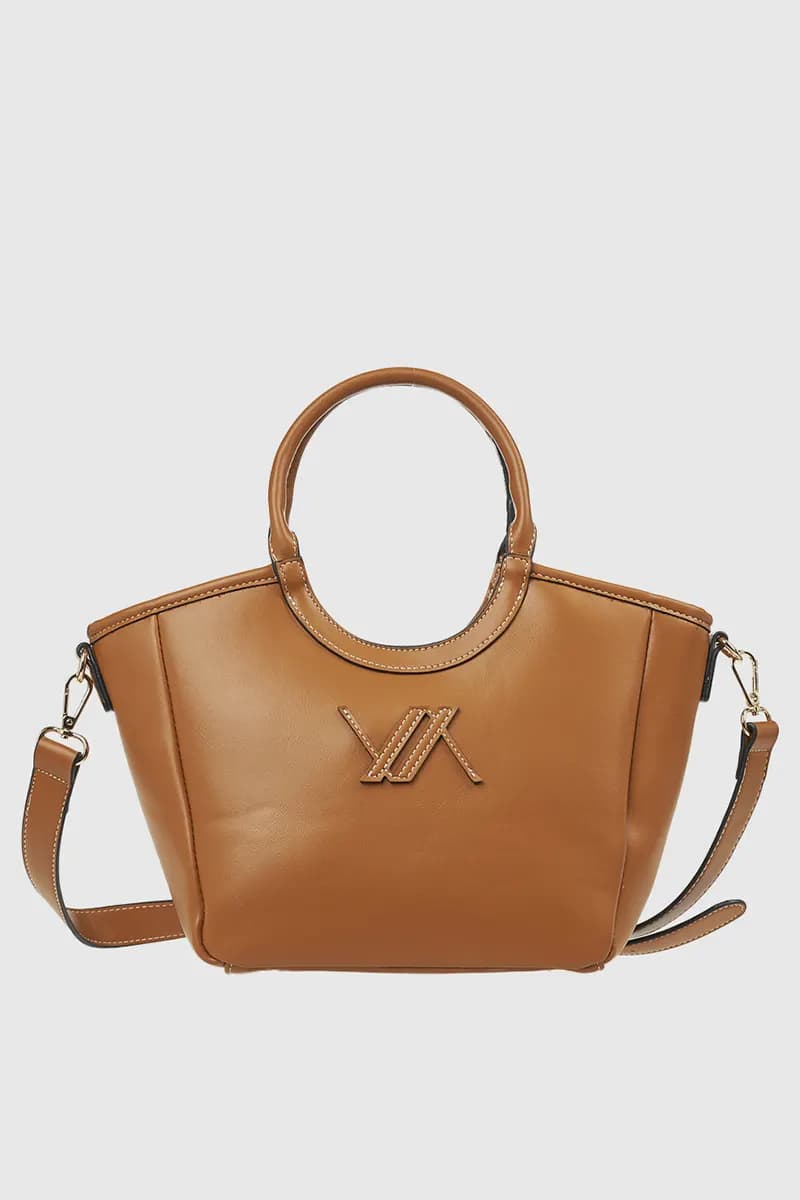 VERDE FASHION | Borsa a mano in ecopelle - 10