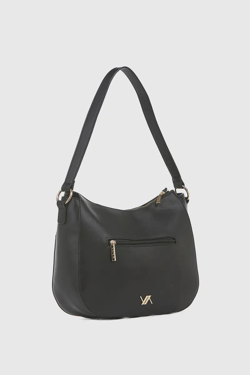 VERDE FASHION | Borsa a spalla con tasca frontale - 2