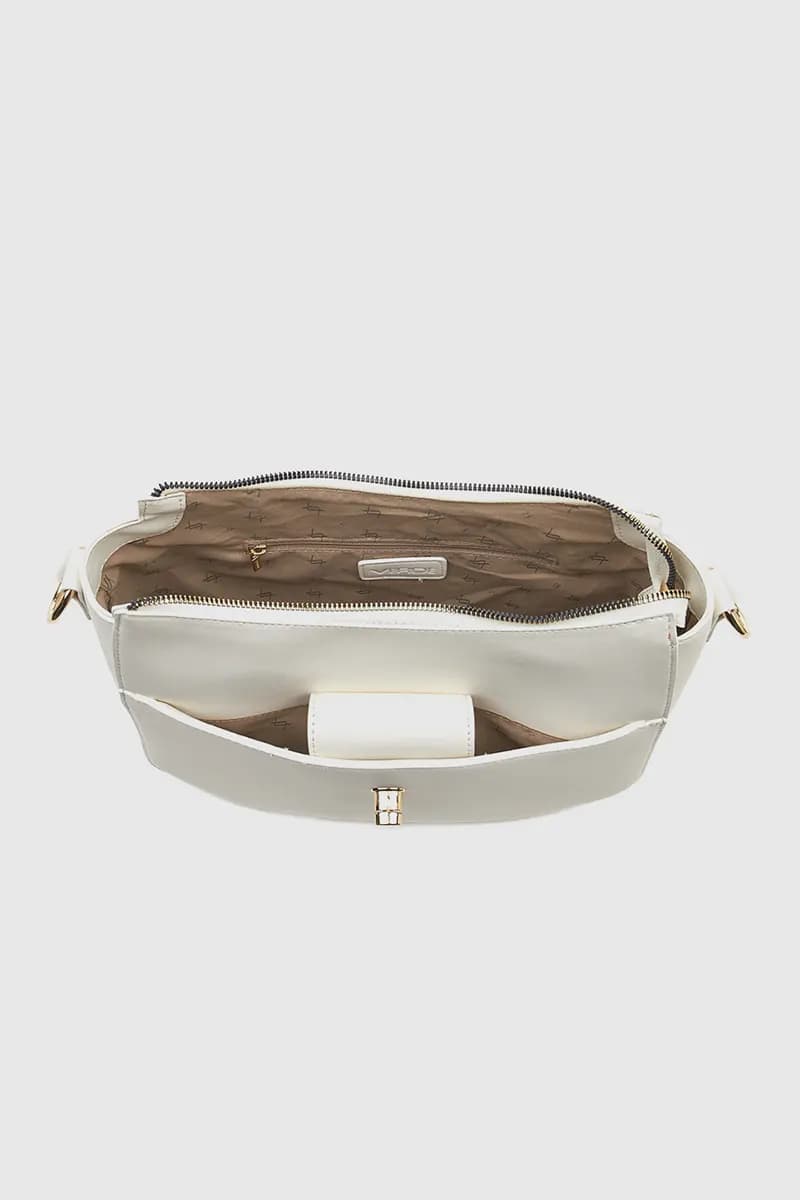VERDE FASHION | Borsa a spalla con tasca frontale - 8