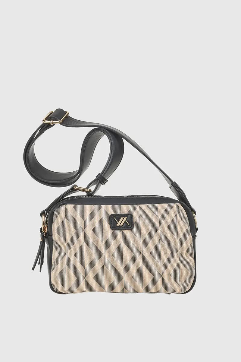 VERDE FASHION | Camera bag motivo geometrico - 5