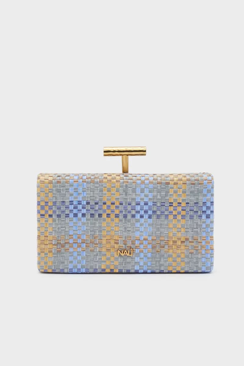 NALÌ | Clutch Perla paglia intrecciata - 3
