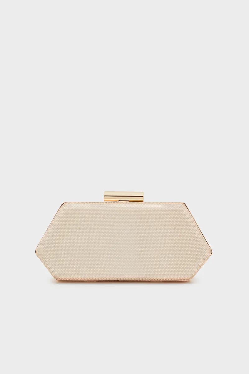 NALÌ | Clutch Zoi metal mesh oro - 2