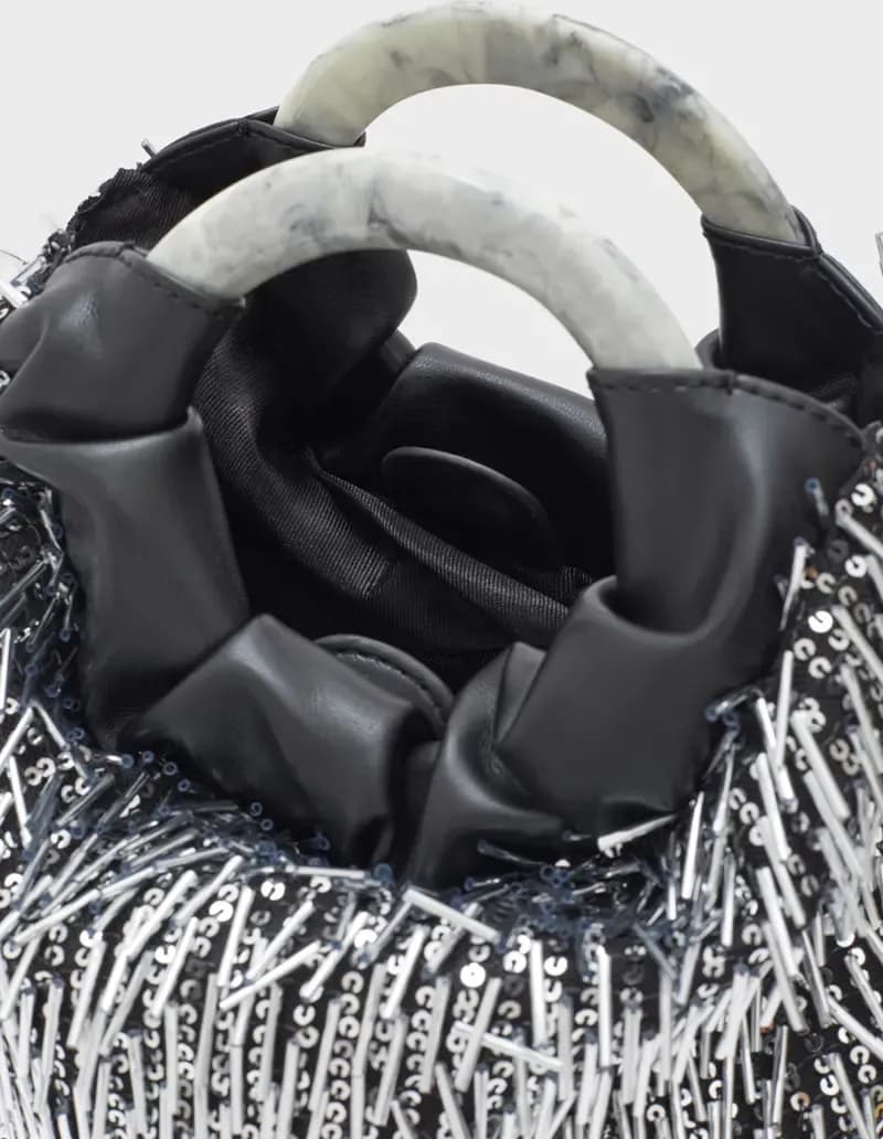 NALÌ | Borsa con perline Ematite - 3