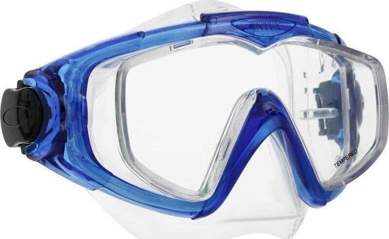 Maschera sub in vetro e silicone per immersioni e snorkeling da adulti - 2