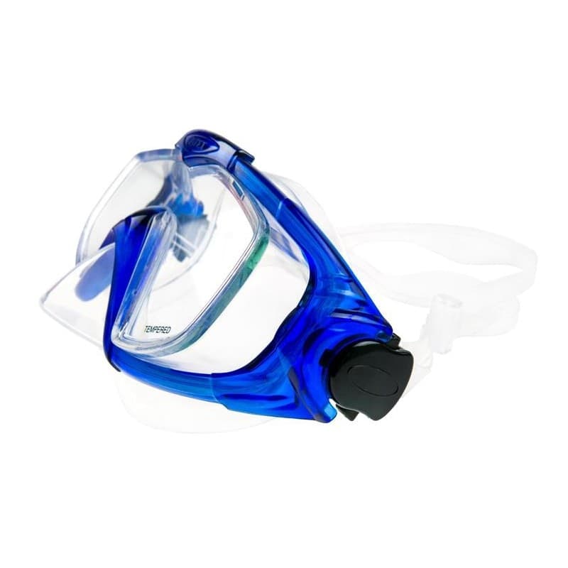 Maschera sub in vetro e silicone per immersioni e snorkeling da adulti - 3