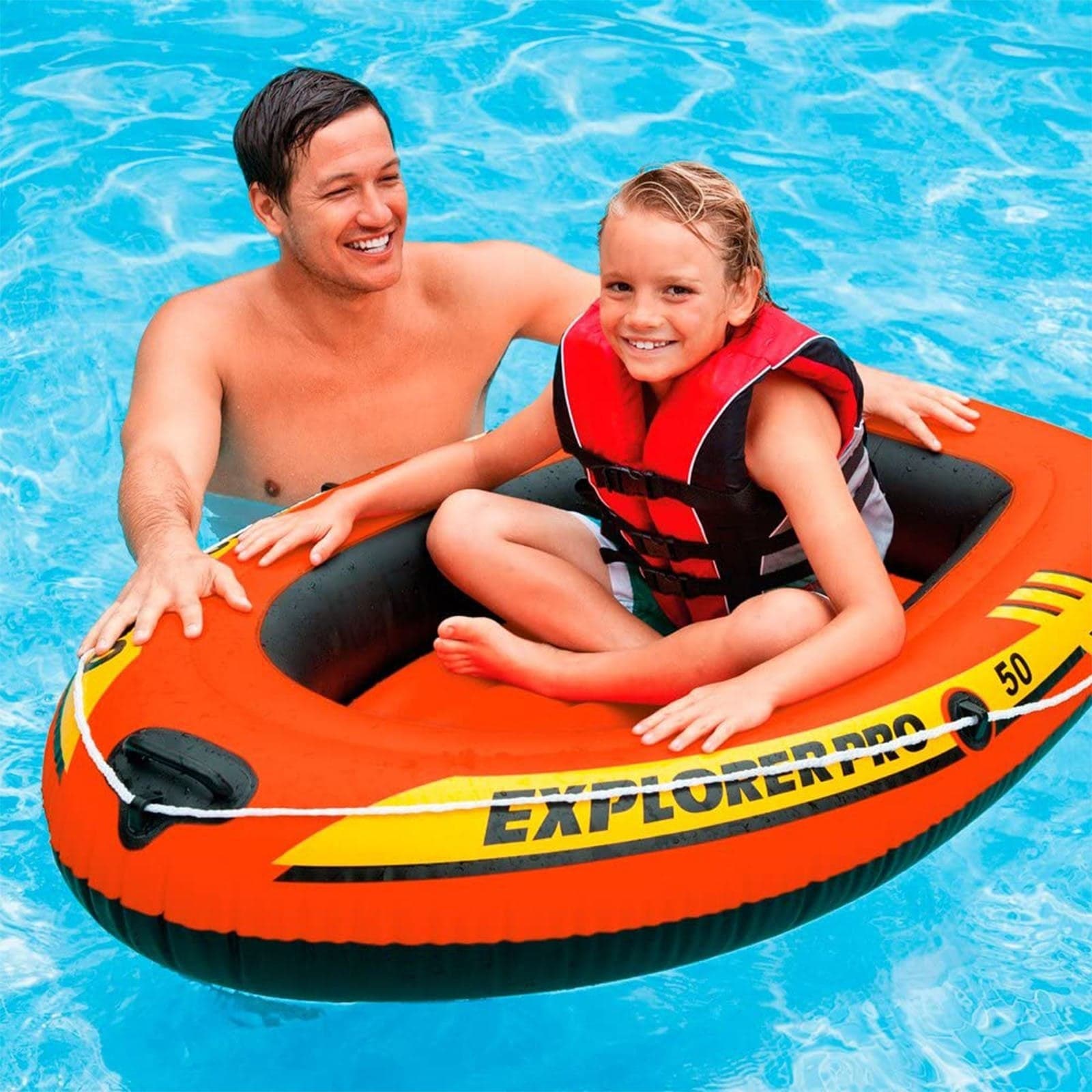 Canotto gonfiabile per bambini "Explorer Pro 50" da mare e piscina 137 cm - 2