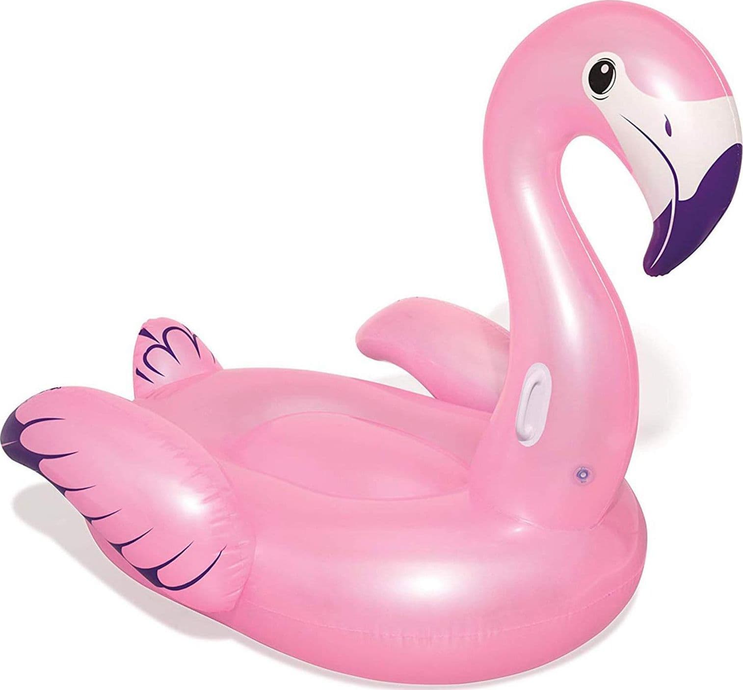Gonfiabile fenicottero rosa grande 173 x 170 cm cigni mare piscina spiaggia materasso gommone - 7