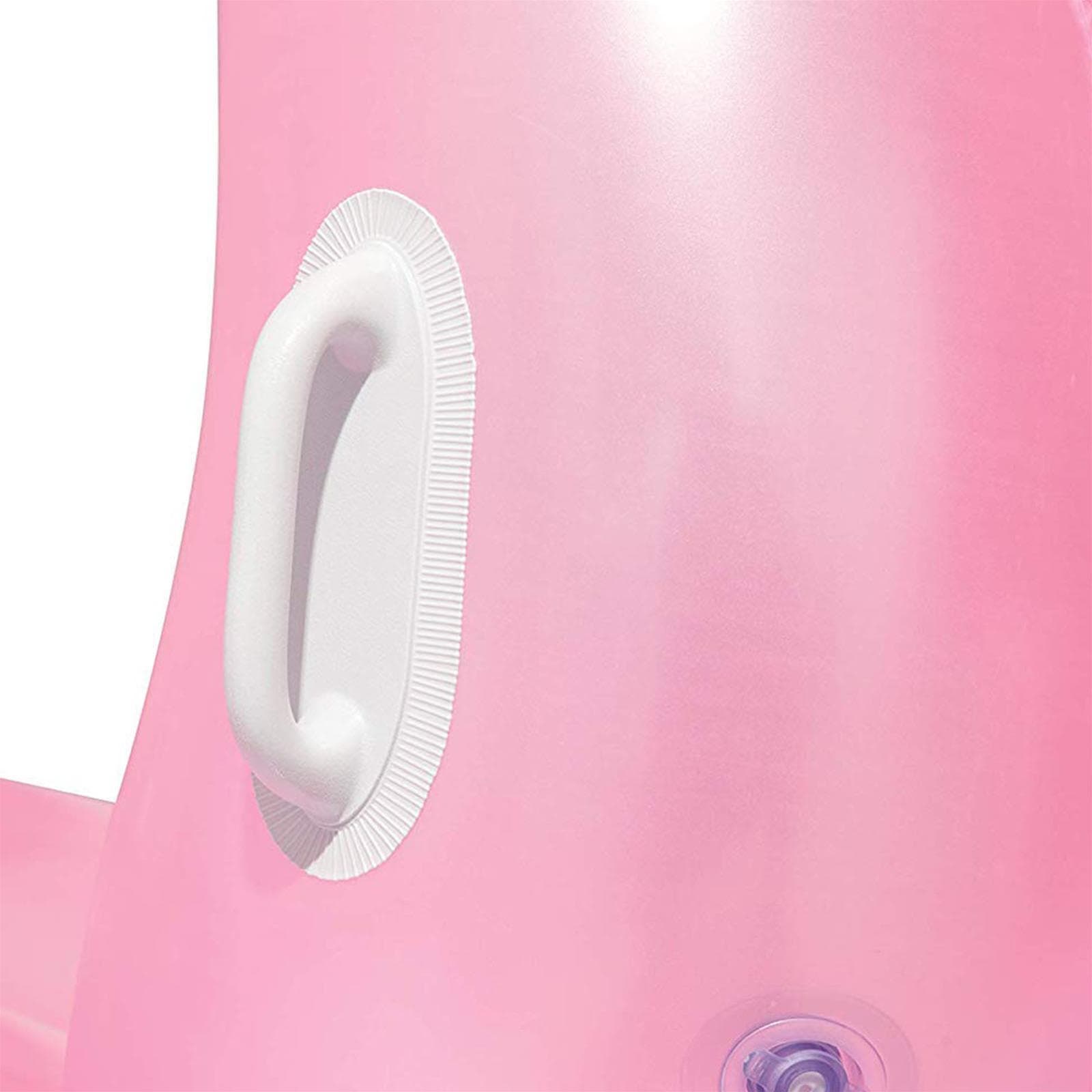 Gonfiabile fenicottero rosa grande 173 x 170 cm cigni mare piscina spiaggia materasso gommone - 6
