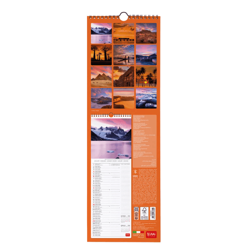 Legami - Calendario da Parete 2026 - 16 x 49 Sunsets  (CAL260069) - 3