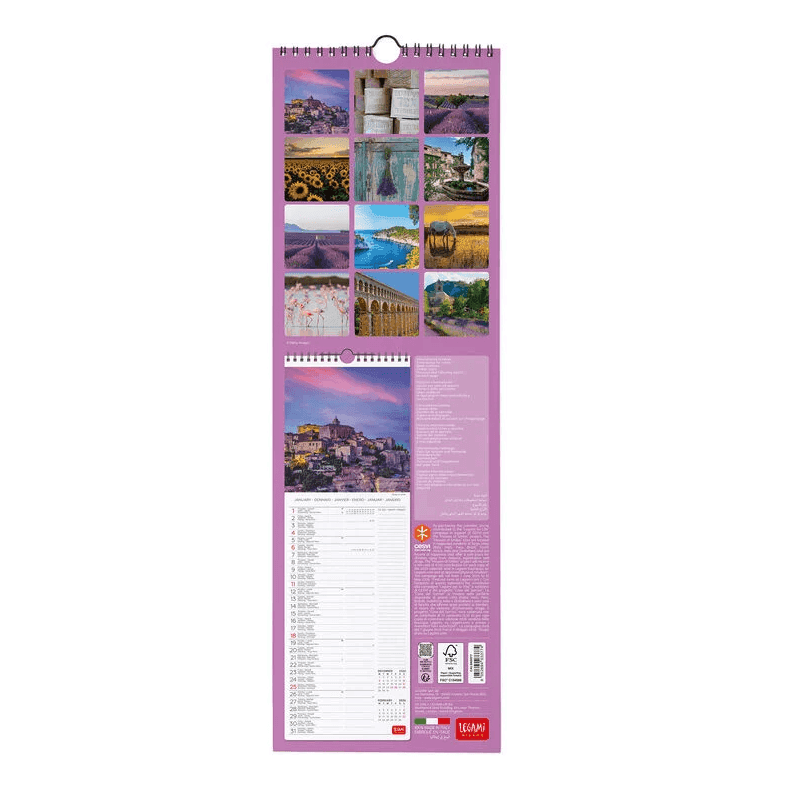 Legami - Calendario da Parete 2026 - 16 x 49 cm Provence (CAL260077) - 3