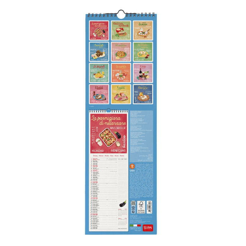 Legami - Calendario da Parete 2026 - 16 x 49 cm La Dolce Vita (CAL260089) - 3