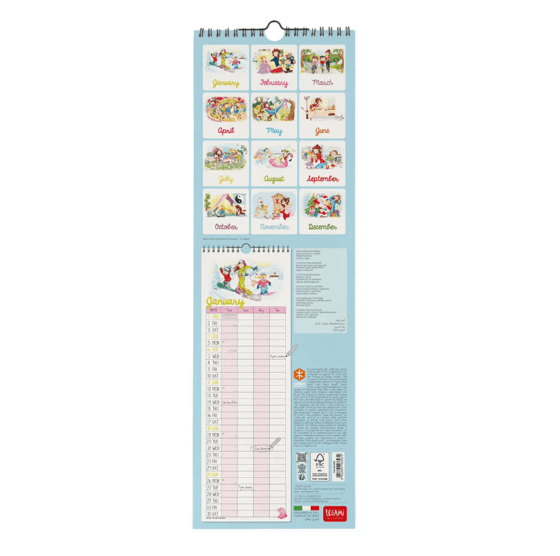 Legami - Calendario da Parete 2026 - 16 x 49 cm Super Mum (CAL260097) - 3