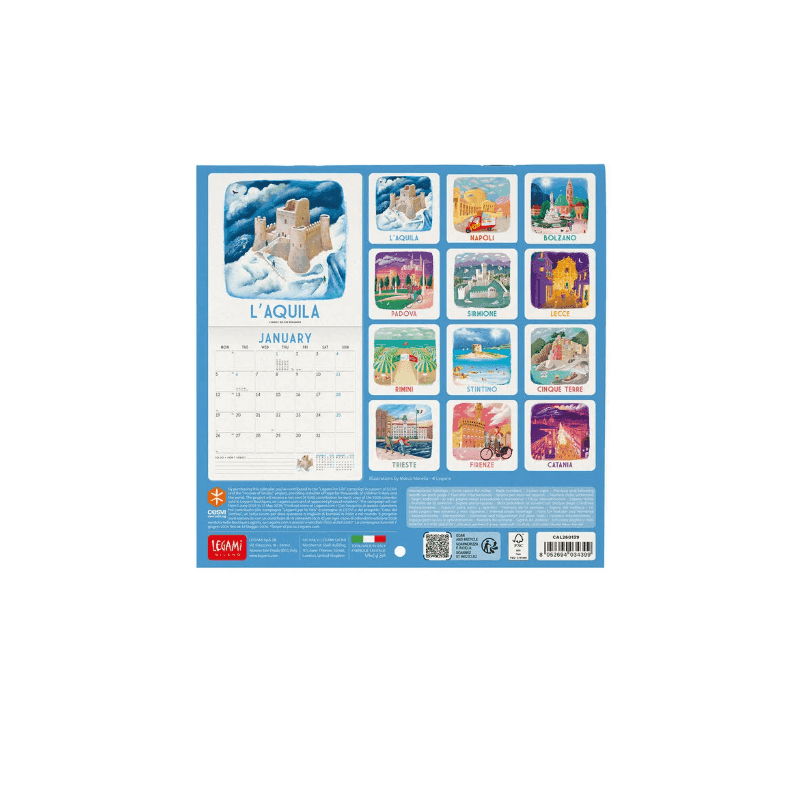 Legami - Calendario da Parete 2026 - 18 x 18 cm Italy (CAL260139) - 3