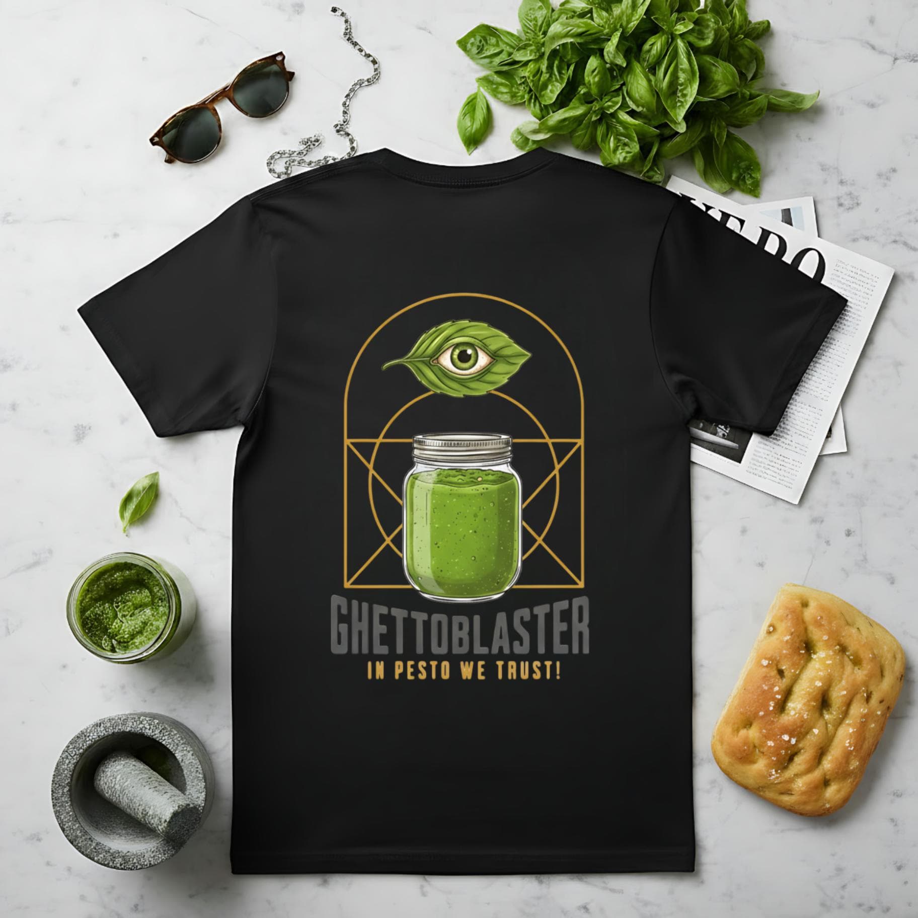T-shirt Ghettoblaster Pesto Trust black - 8