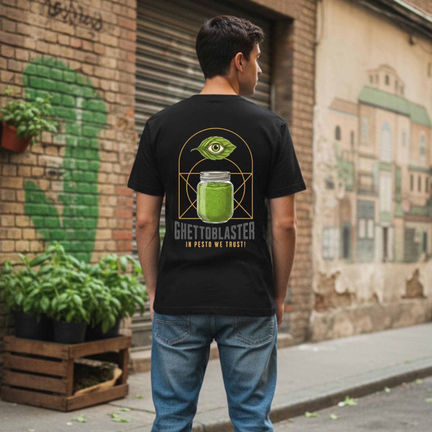 T-shirt Ghettoblaster Pesto Trust black - 2
