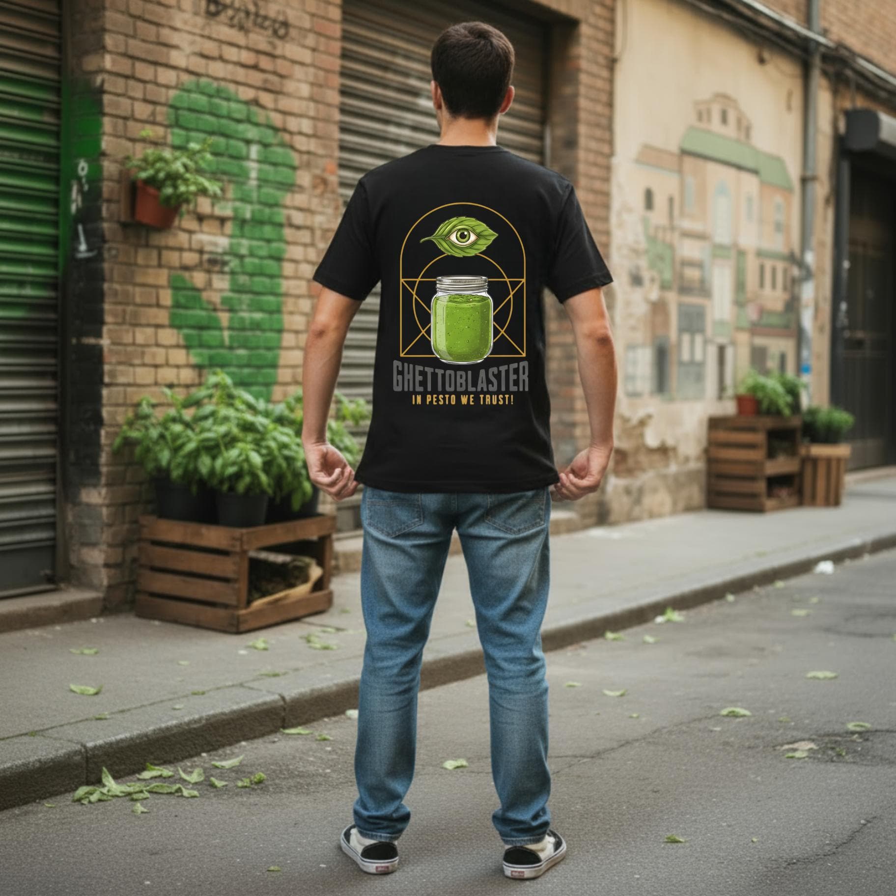 T-shirt Ghettoblaster Pesto Trust black - 7