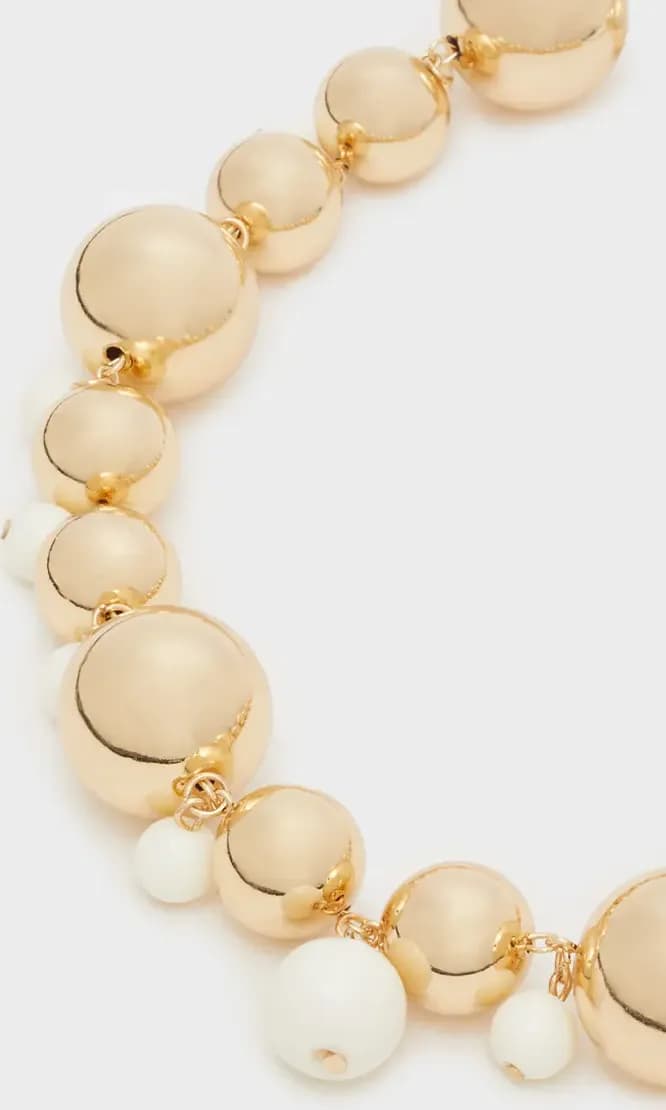 NALÌ | Collana sfere oro e bianche - 3