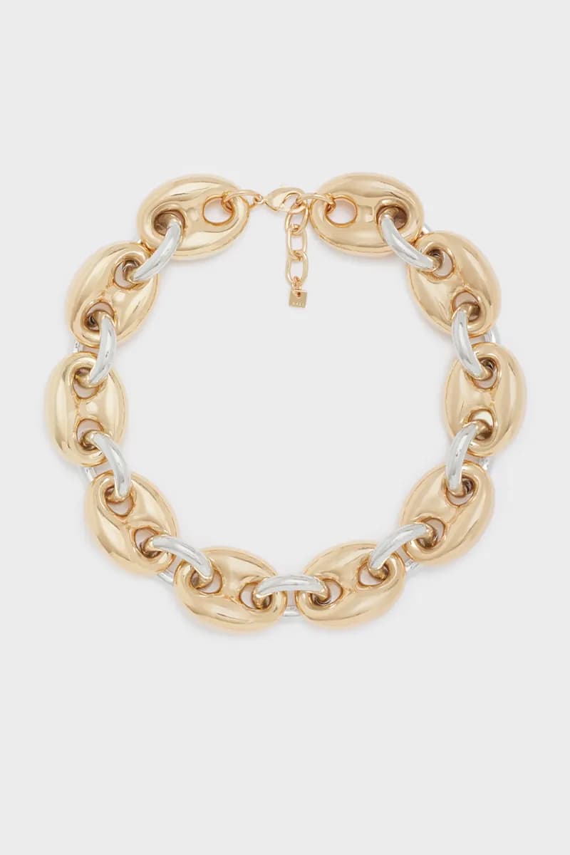 NALÌ | Collana maglia marinara big oro - 2