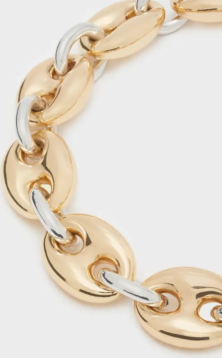NALÌ | Collana maglia marinara big oro - 3