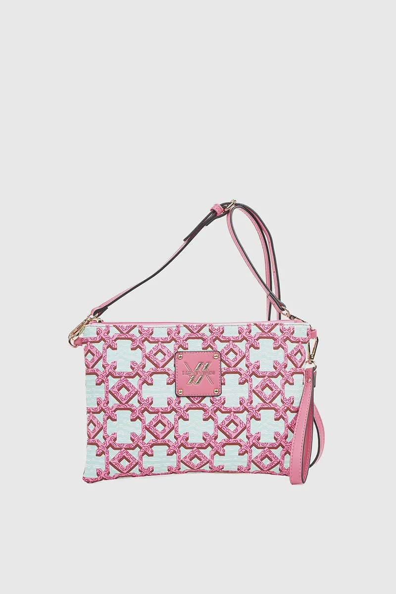 VERDE FASHION | Pochette a bustina con stampa - 4