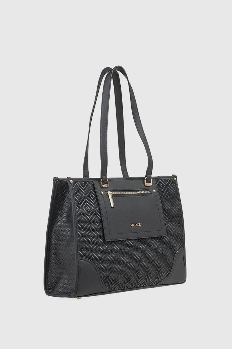 VERDE FASHION | Shopping bag texture intrecciata - 11
