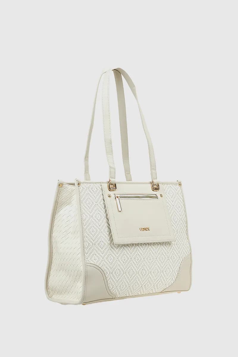 VERDE FASHION | Shopping bag texture intrecciata - 3