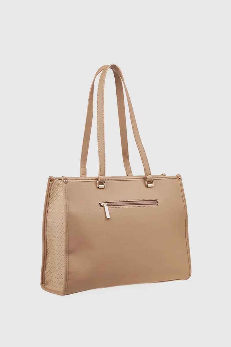 VERDE FASHION | Shopping bag texture intrecciata - 6
