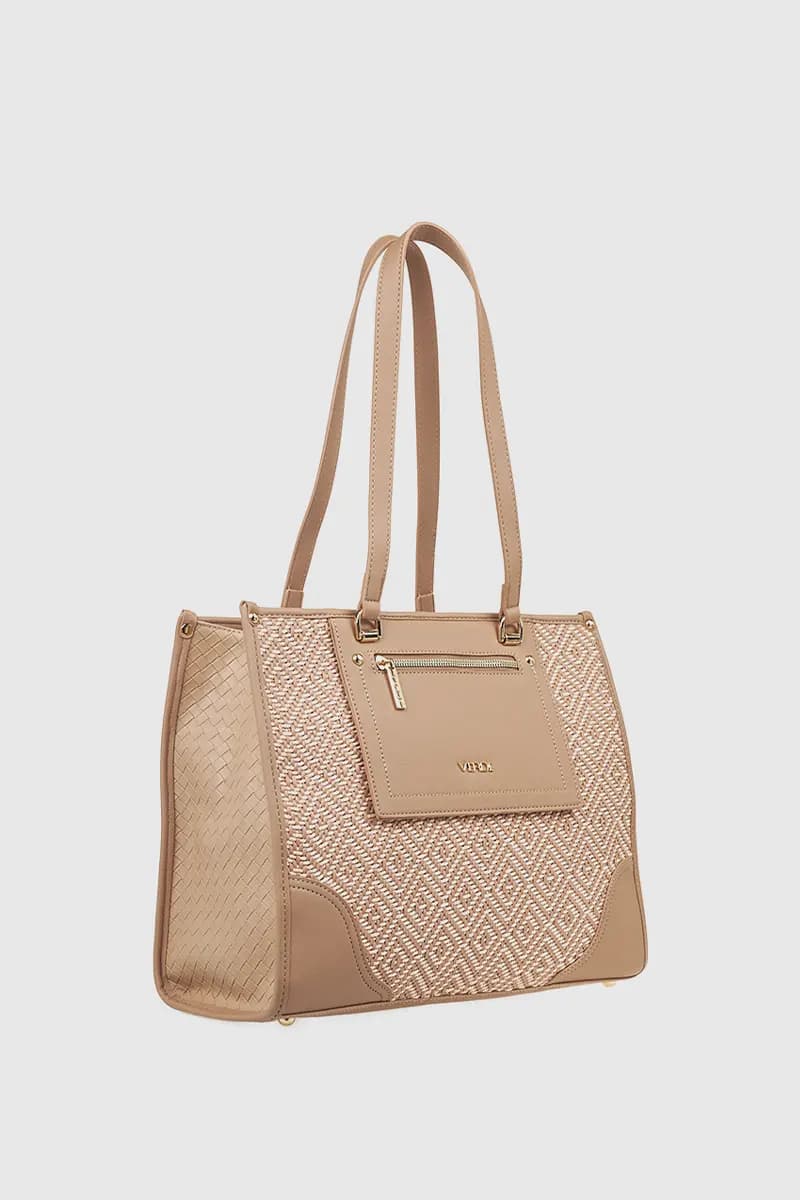 VERDE FASHION | Shopping bag texture intrecciata - 7