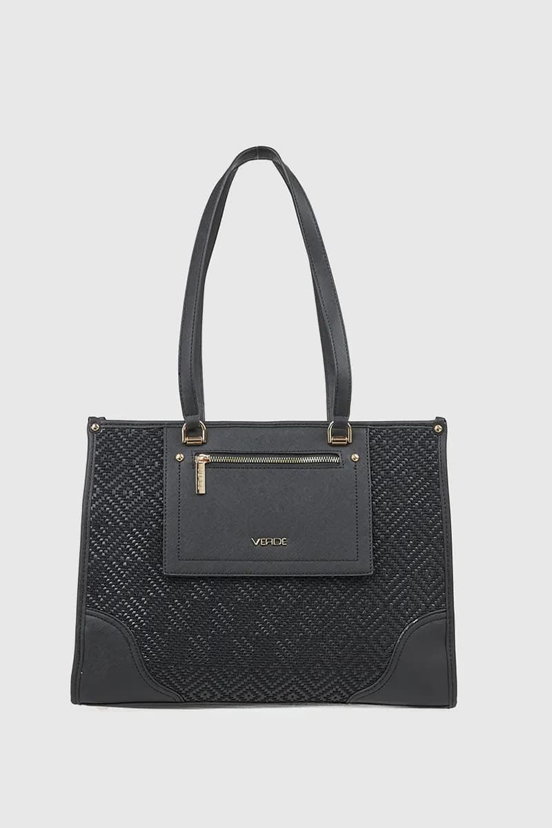VERDE FASHION | Shopping bag texture intrecciata - 9