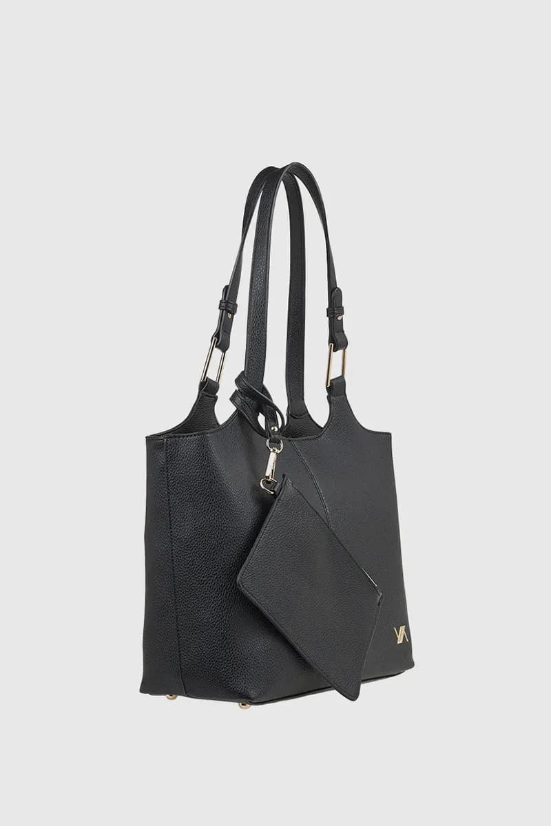VERDE FASHION | Borsa a spalla con pochette removibile - 3